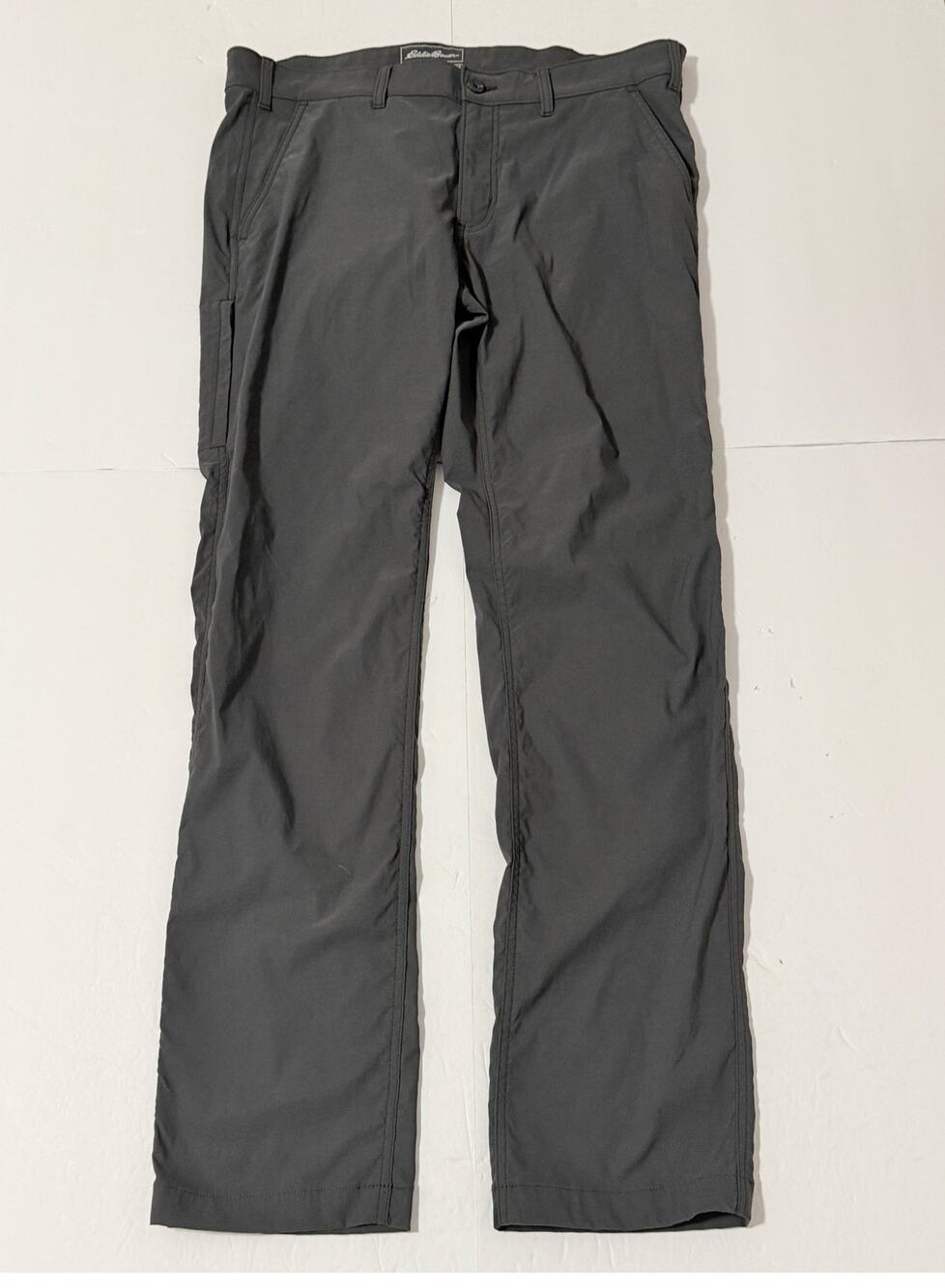 Eddie Bauer Men's Travex Cargo Hiking Pants, Charcoal Gray, Size 36 x 34